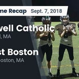 Football Game Recap: West Roxbury/Urban Science Academy vs. East Boston