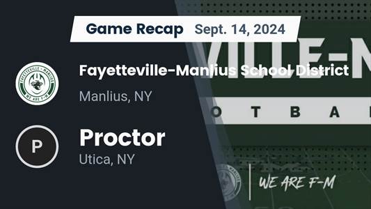 Football Recap: Kamal Cisson Leads Proctor to Victory over Rome Free Academy