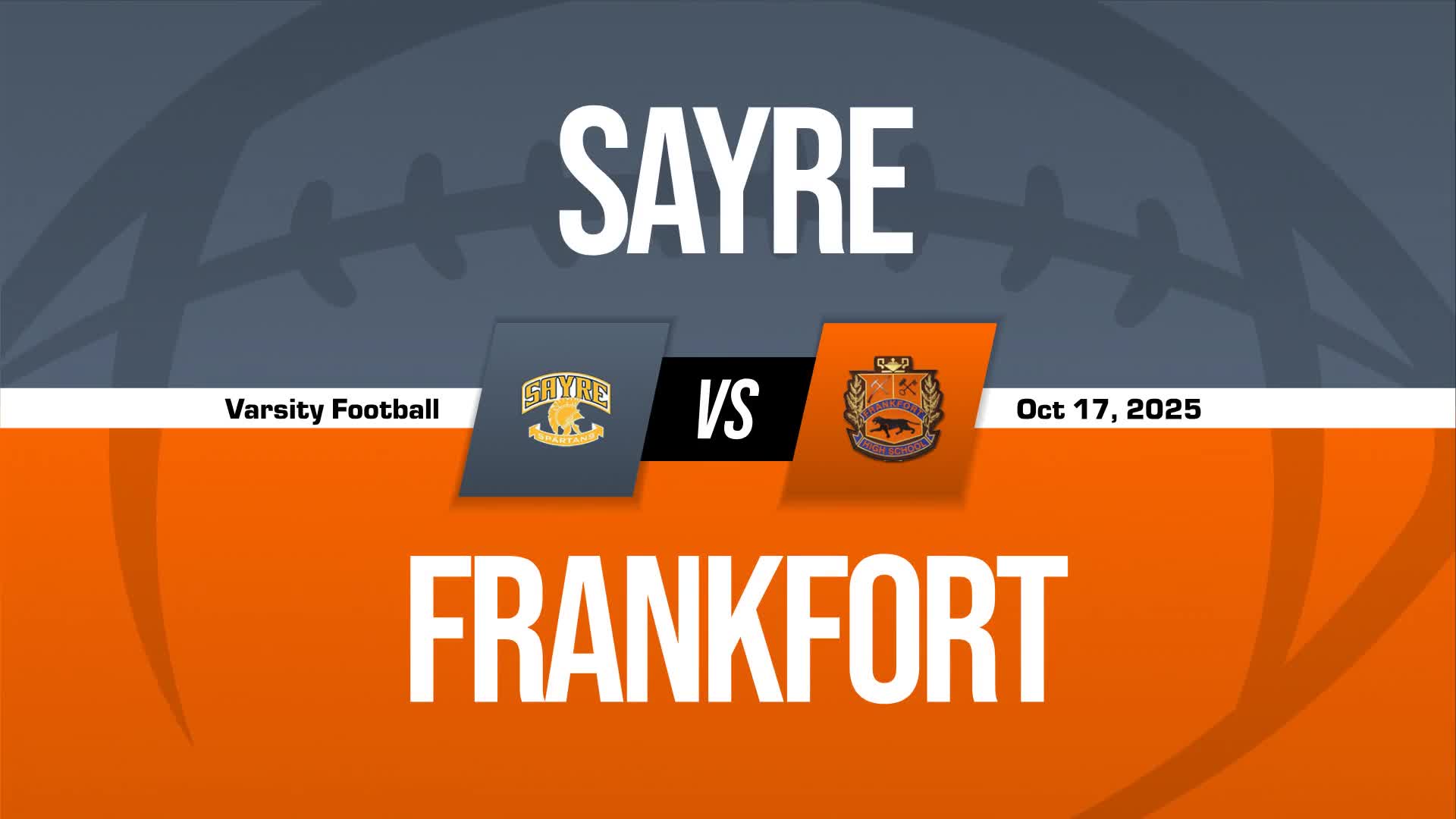 Football Game Preview: Sayre Spartans vs. Middlesboro Yellowjackets