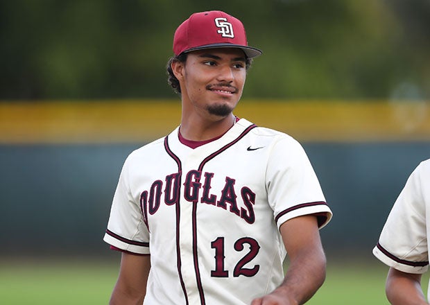 Junior Gio Rojas helped Stoneman Douglas get one for the thumb in Florida by striking out 15 batters while allowing just one hit in the semifinals. (PHOTO: Laura Martin)