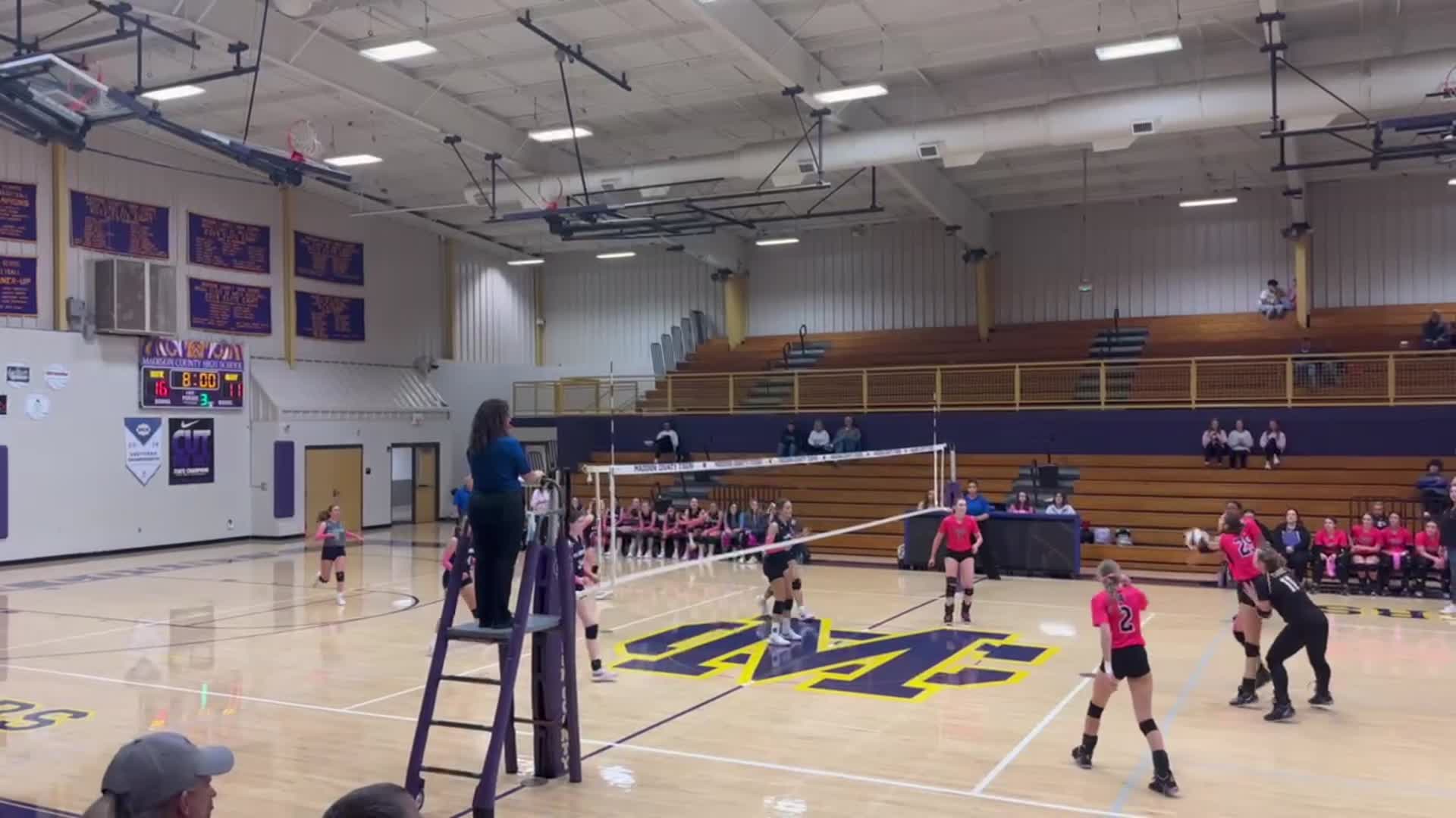 Volleyball Recap: Madison County's Win Ends Three-Game Losing St