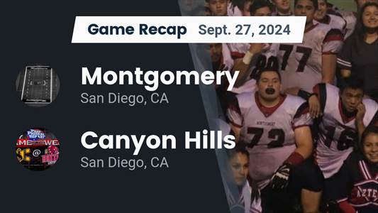 Football Recap: Montgomery Piles Up the Points Against San Ysidr