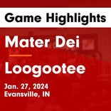 Evansville Mater Dei wins going away against Northeast Dubois
