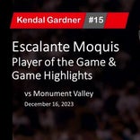 Escalante falls despite strong effort from  Kendal Gardner