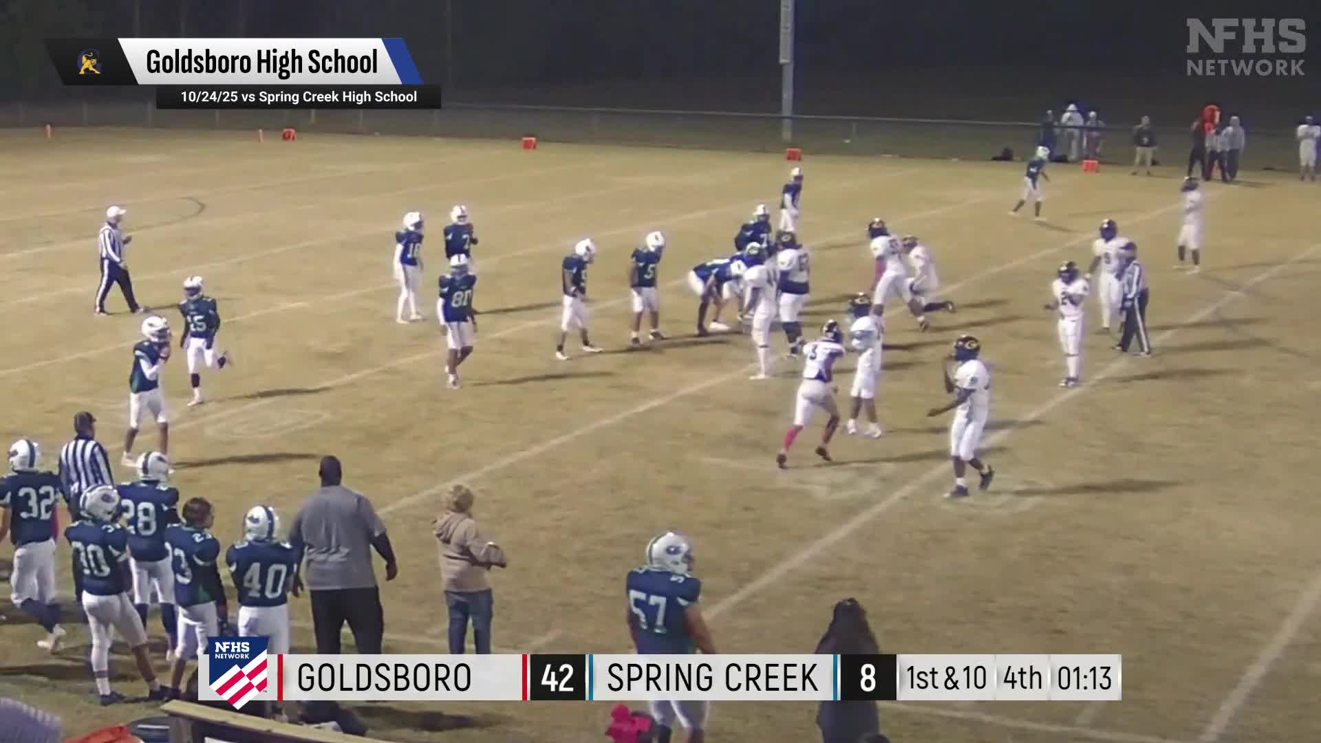 Football Recap: Goldsboro Takes a Loss