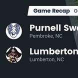 Football Game Recap: Purnell Swett Rams vs. Lumberton Pirates