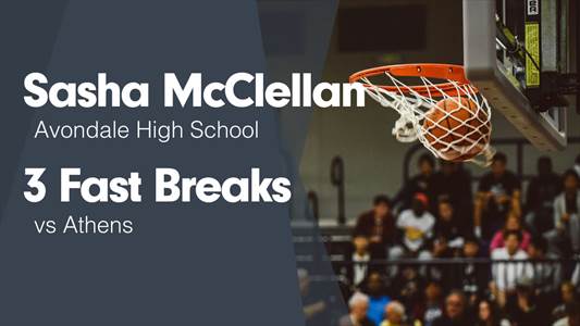 Sasha McClellan Game Report: vs Athens