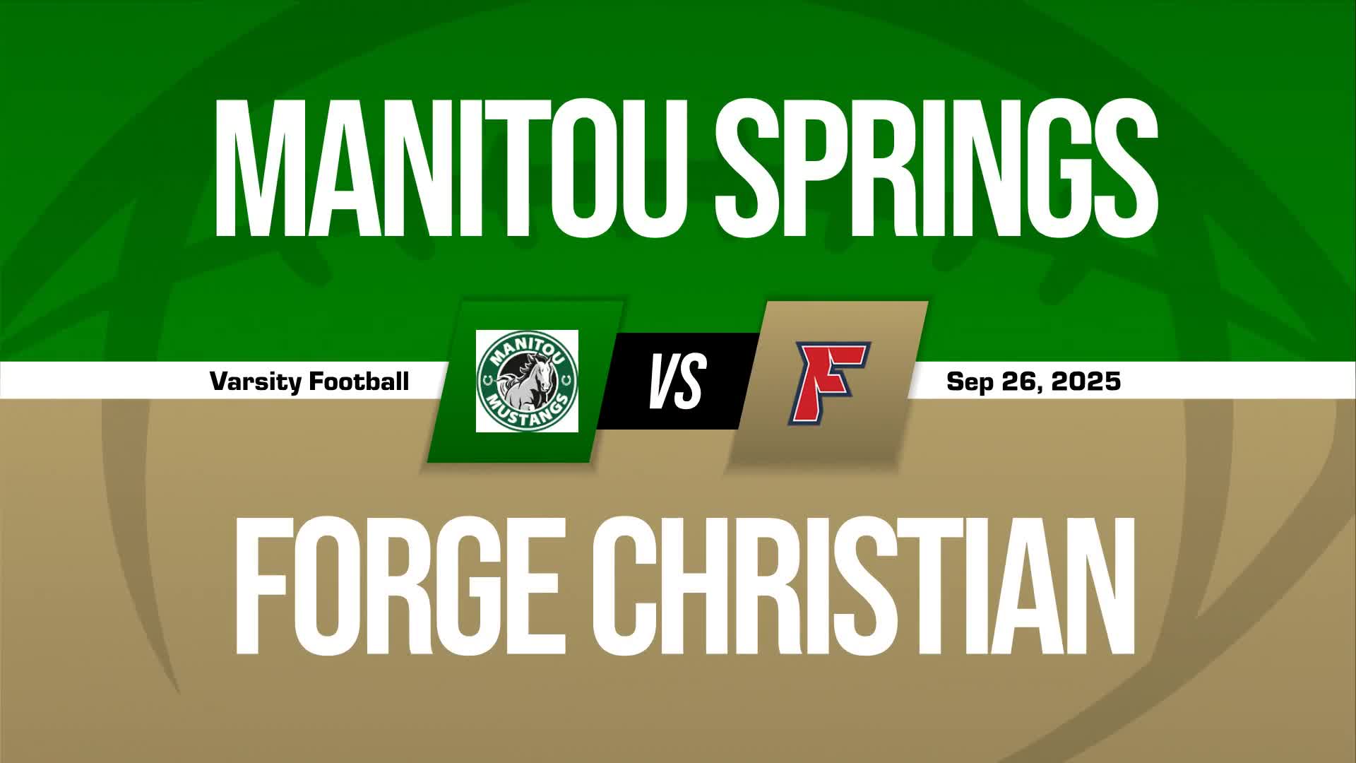 Football Recap: Forge Christian Piles Up the Points Against Pros