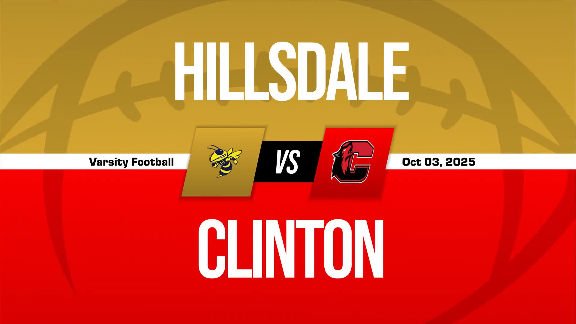 Football Game Preview: Clinton Redwolves vs. Hudson Tigers