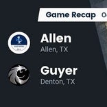 Guyer beats Allen for their fourth straight win