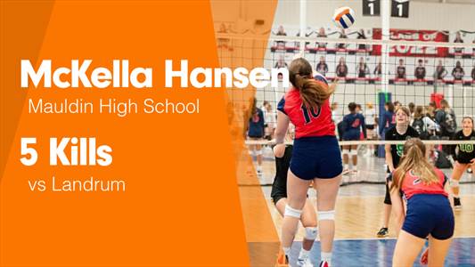 Mckella Hansen Game Report: vs Woodmont