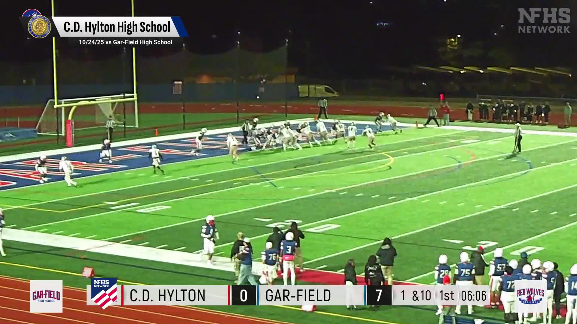 Football Recap: Forest Park Skates Past Hylton with Ease