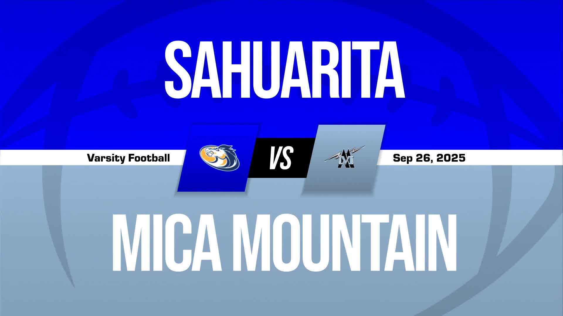 Football Recap: Sahuarita Piles Up the Points Against Rincon/University + How To Watch