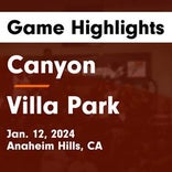 Basketball Game Recap: Villa Park Spartans vs. Canyon Comanches