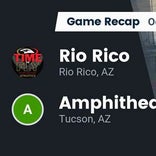 Football Game Recap: Amphitheater Panthers vs. Rio Rico Hawks