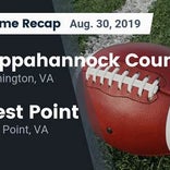Football Game Recap: Rappahannock vs. West Point