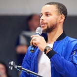 Stephen Curry's high school jersey retired
