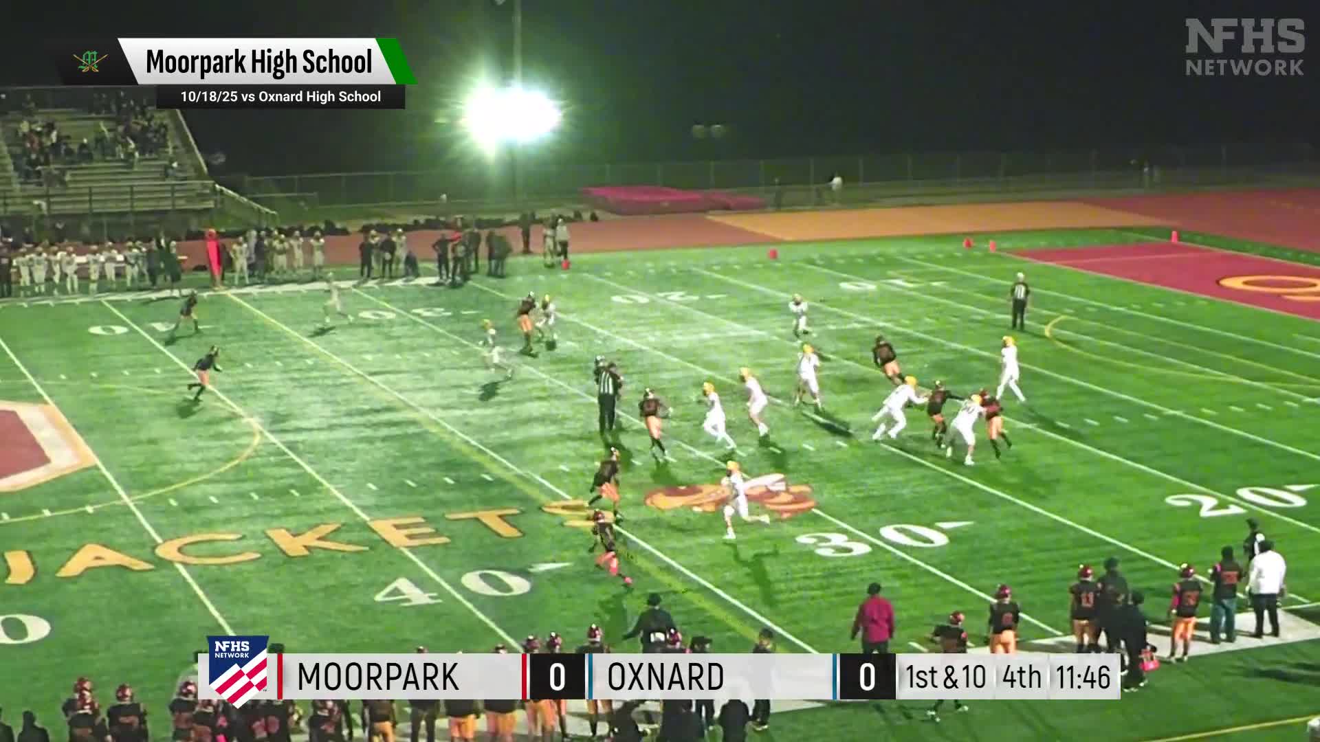 Football Recap: Moorpark Skates Past Buena with Ease