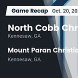 North Cobb Christian beats Mount Paran Christian for their fifth straight win