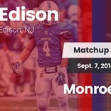 Football Game Recap: Monroe Township vs. Edison