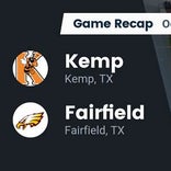 Football Game Recap: Kemp Yellowjackets vs. Teague Lions