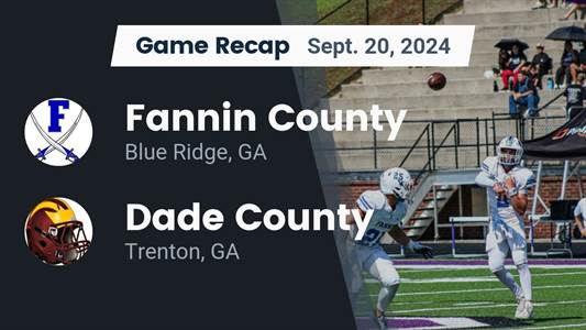 Football Recap: Dade County Comes Up Short
