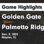 Palmetto Ridge triumphant thanks to a strong effort from  Calven Charles