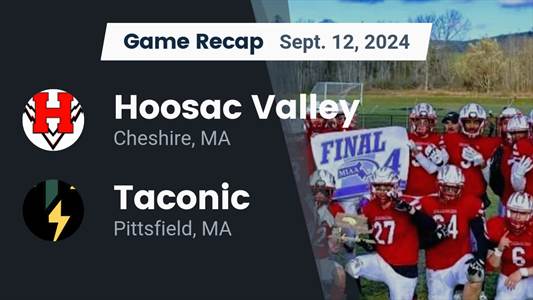 Football Game Preview: Taconic Thunder vs. South Hadley Tigers