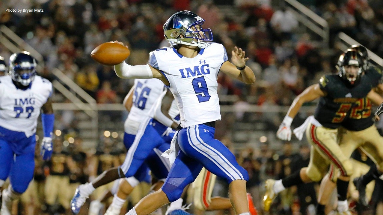 High school football: No. 1 IMG Academy prepares for showdown against No. 6 Duncanville
