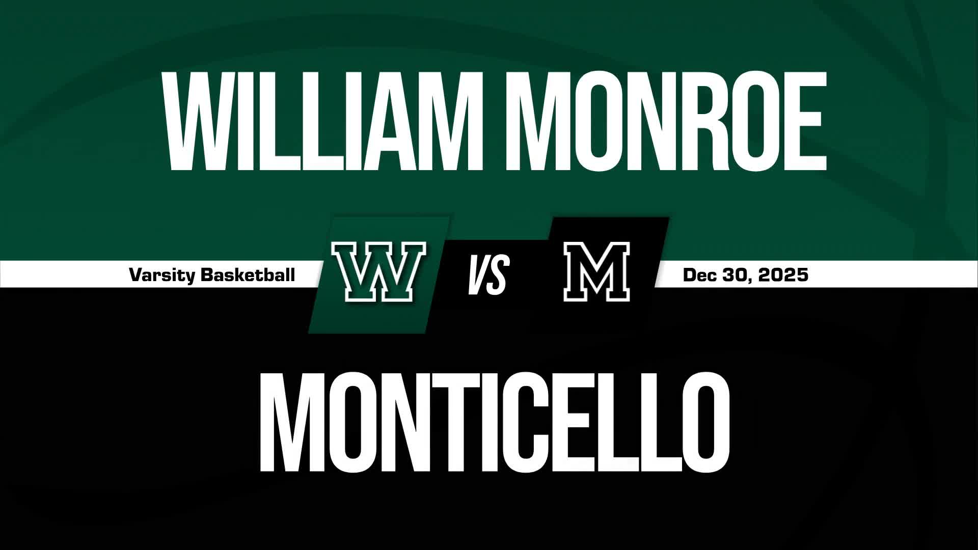 Basketball Recap: William Monroe Takes a Loss