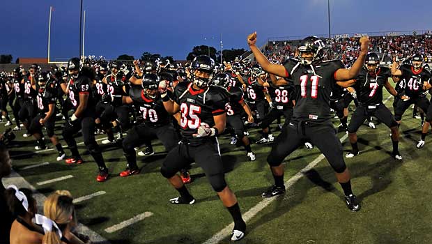 Trinity will be taking the Haka to Arkansas this season.