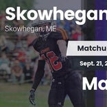 Football Game Recap: Marshwood vs. Skowhegan