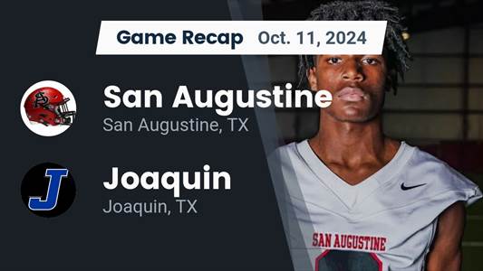 Football Recap: San Augustine Takes a Loss