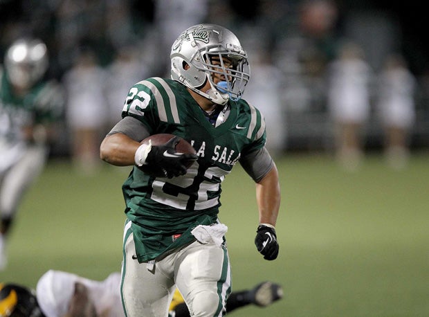De La Salle senior running back John Velasco leads the Spartans toward a 22nd straight North Coast Section Division I title. Velasco rushed for 1,314 yards and 19 touchdowns in the regular season.
