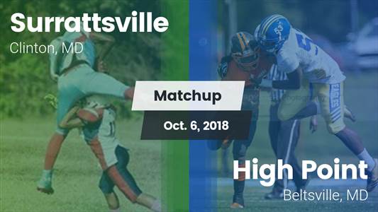 Football Game Recap: High Point vs. Surrattsville