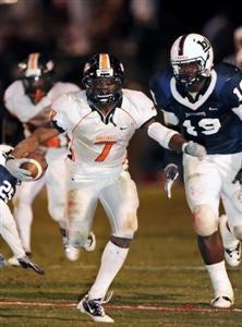 Justin McArthur scored a crucial
touchdown for Hoover.