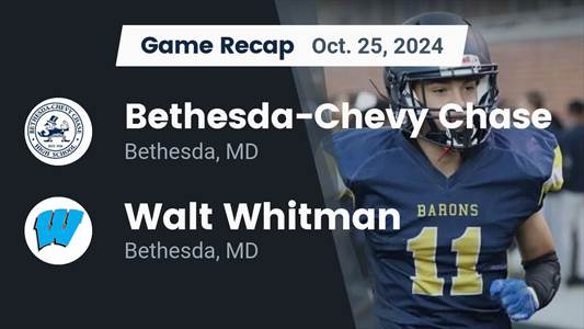 Football Game Preview: Bethesda-Chevy Chase Barons vs. Paint Branch Panthers