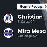 Football Game Recap: Christian Patriots vs. Mira Mesa Marauders