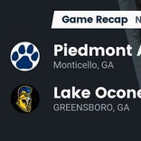 Football Game Recap: Piedmont Academy Cougars vs. Lake Oconee Academy Titans