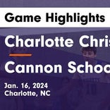 Cannon wins going away against Charlotte Christian