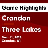Basketball Game Recap: Three Lakes Bluejays vs. Crandon Cardinals