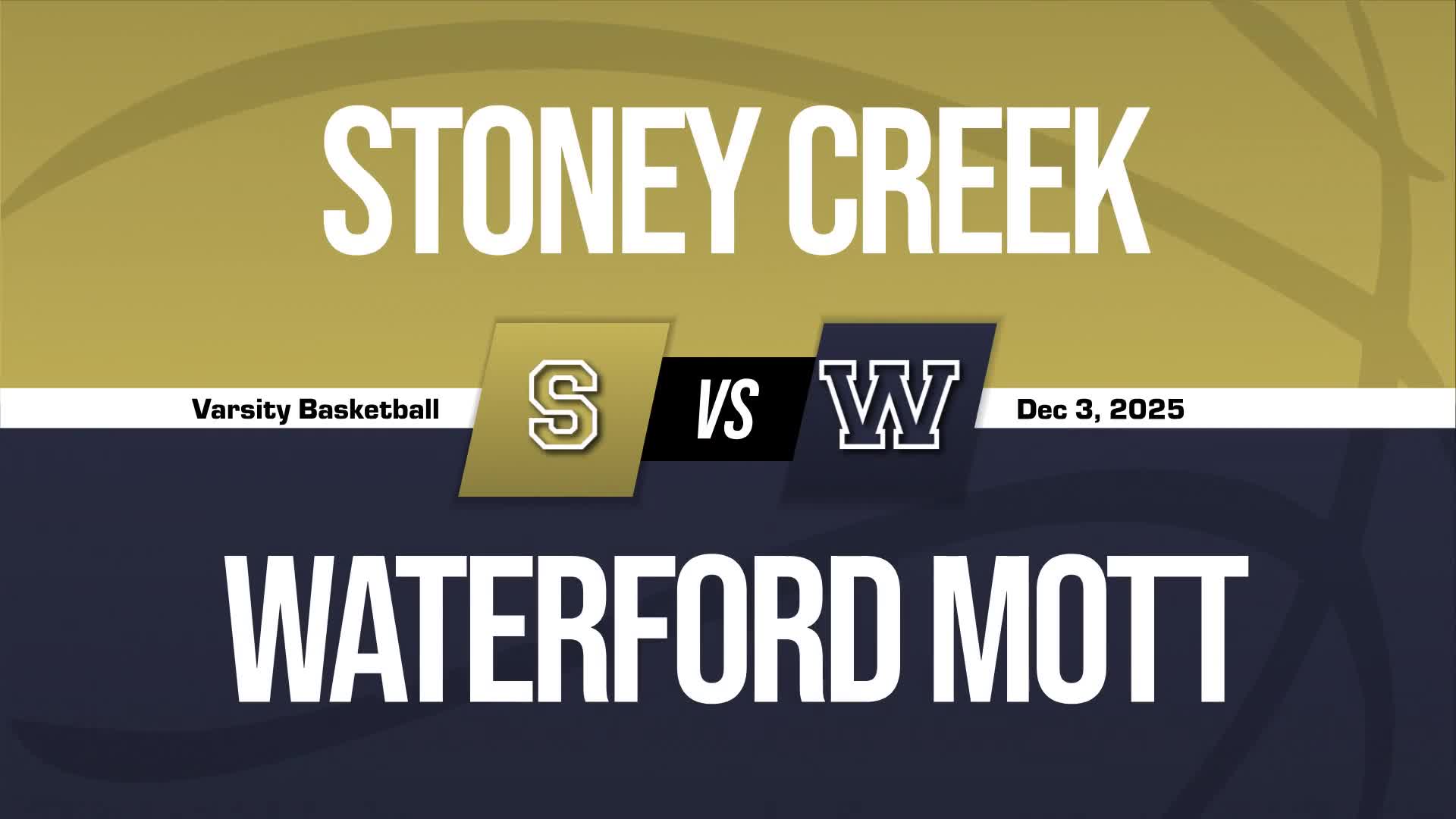 Basketball Recap: Stoney Creek Falls to Mott in First Game of Season