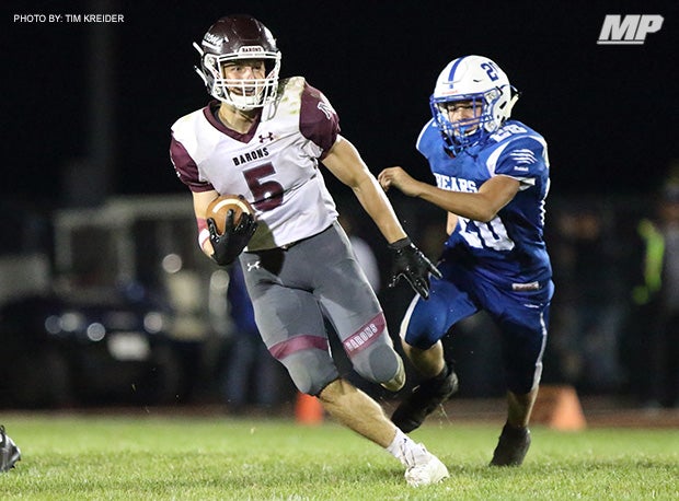 Manheim Central (Pa.) senior Colby Wagner had nine catches for 244 yards in a 49-20 win over Solanco (Pa.). 