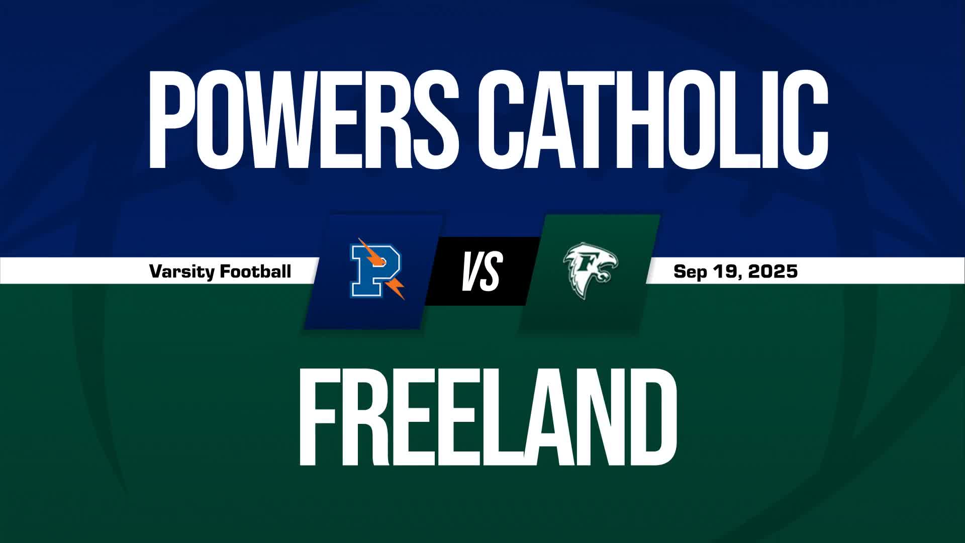 Football Recap: Freeland's Run of Four Straight  Wins Now Over + How To Watch