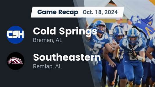 Football Game Preview: Cold Springs Eagles vs. Falkville Blue De