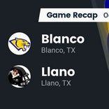 Football Game Recap: Llano Yellowjackets vs. Blanco Panthers