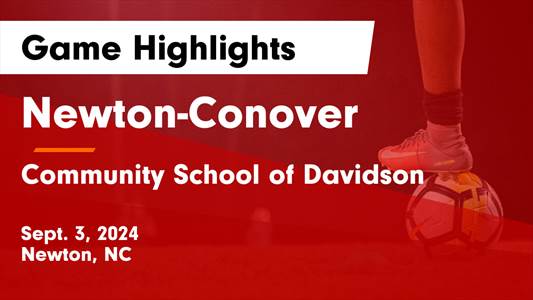 Soccer Game Preview: Newton-Conover Plays at Home
