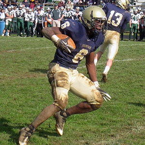 Senior Willie Thomas rushed for two touchdowns.