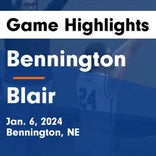 Basketball Game Recap: Blair Bears vs. Bennington Badgers