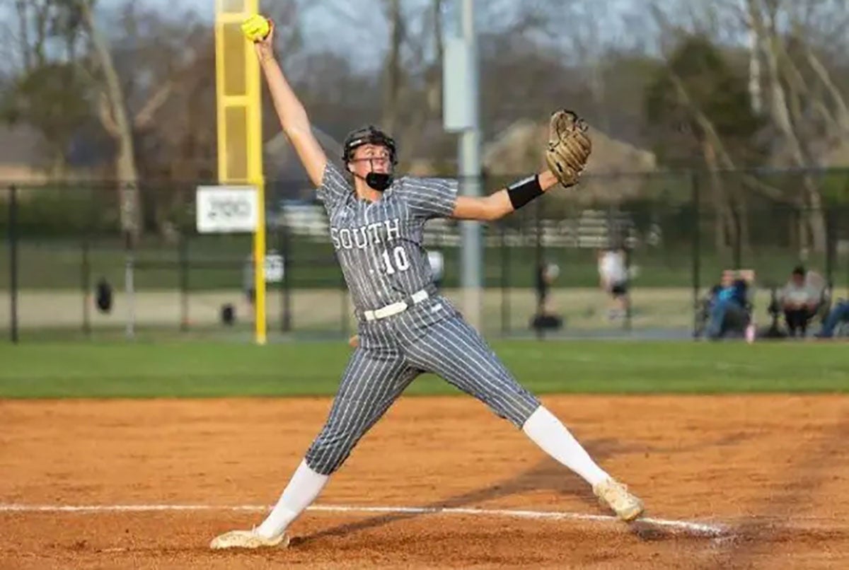 Kentucky commit Courtney Norwood improved to 11-0 on the season after throwing complete games to defeat No. 1 Orange Beach and No. 18 Pace last week. The victory over Orange Beach was Norwood’s 50th career win. (PHOTO: Ryan Coleman)